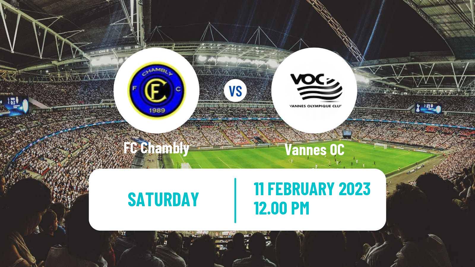Soccer French National 2 - Group A Chambly - Vannes