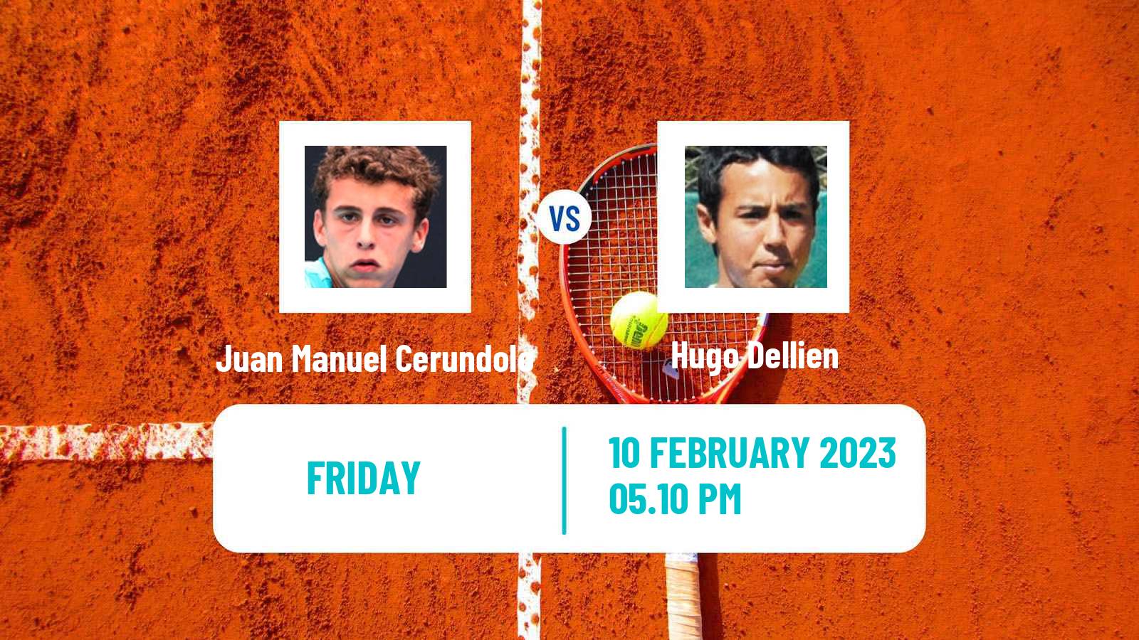 Tennis ATP Cordoba Juan Manuel Cerundolo - Hugo Dellien