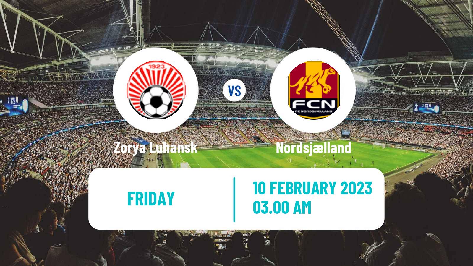 Soccer Club Friendly Zorya Luhansk - Nordsjælland