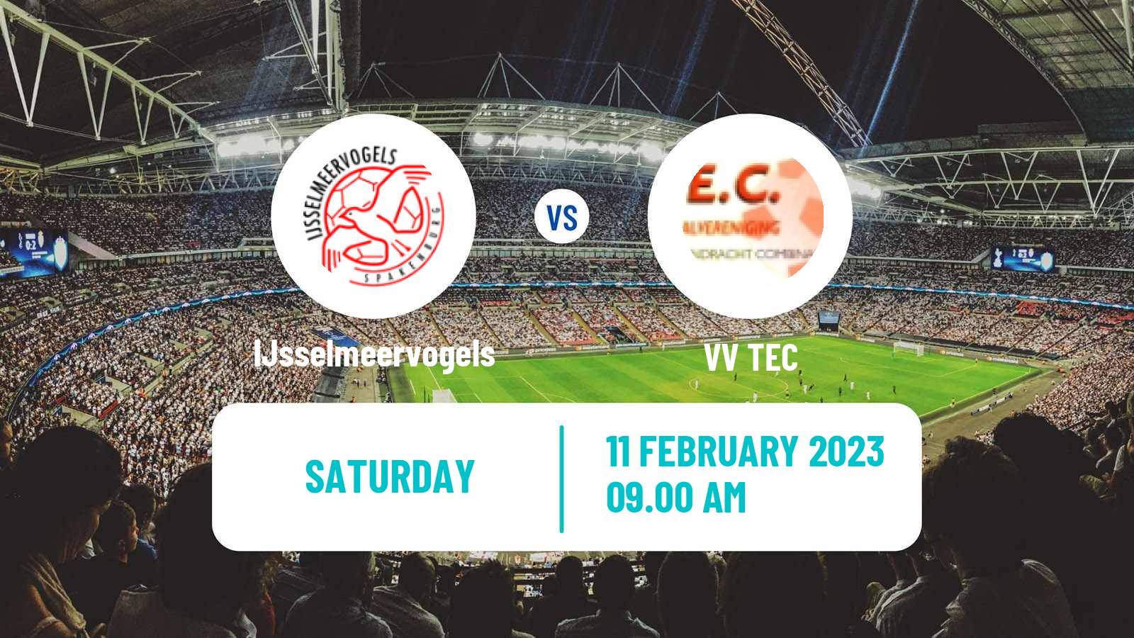 Football Dutch Tweede Divisie IJsselmeervogels - TEC