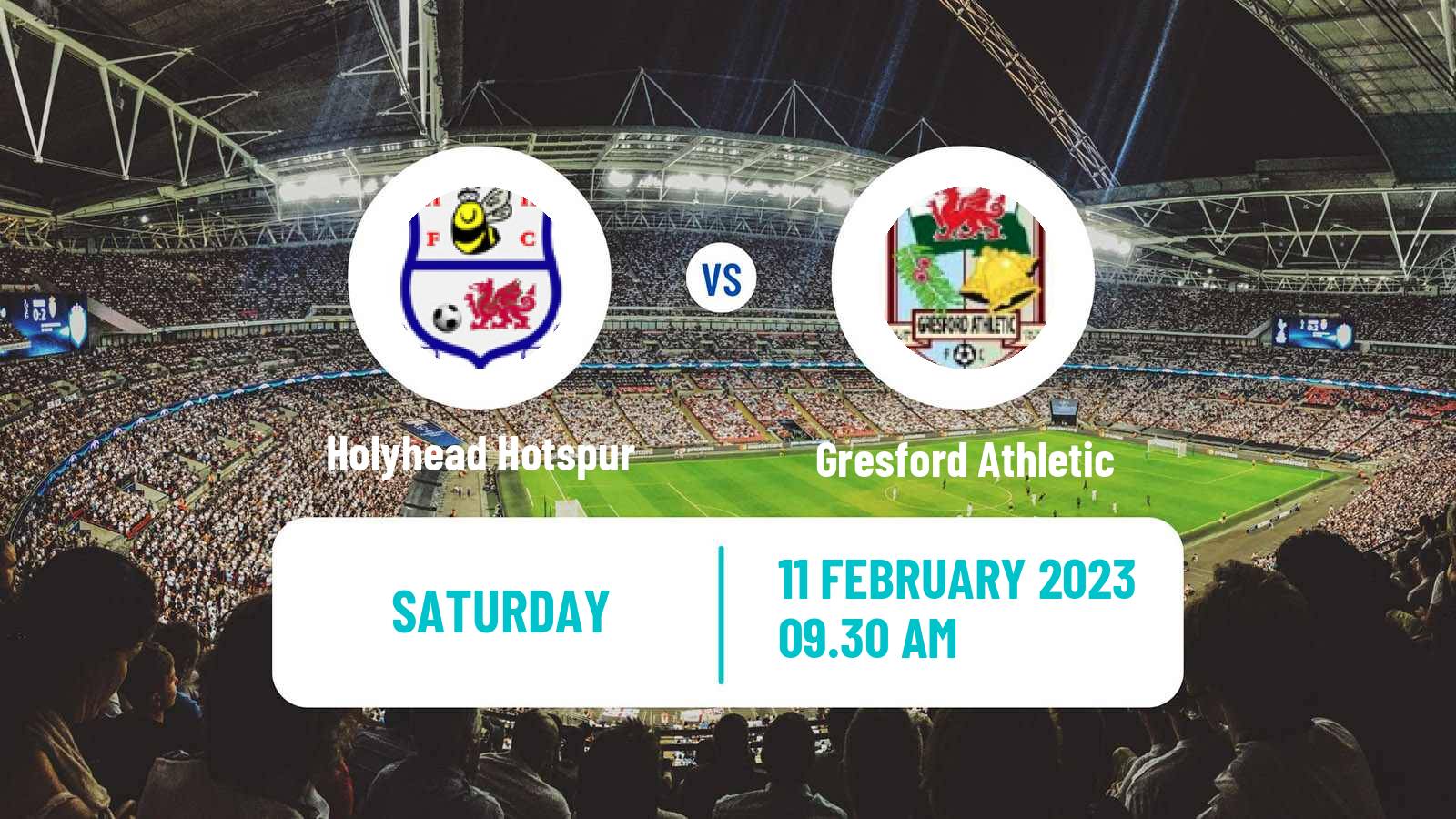 Soccer Welsh Cymru North Holyhead Hotspur - Gresford Athletic