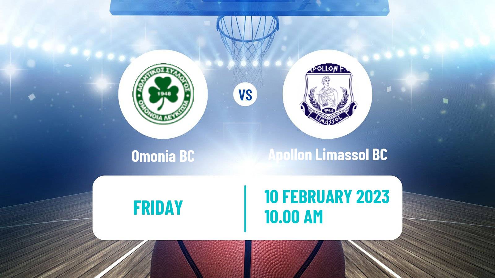 Basketball Cypriot Division A Basketball Omonia - Apollon Limassol BC
