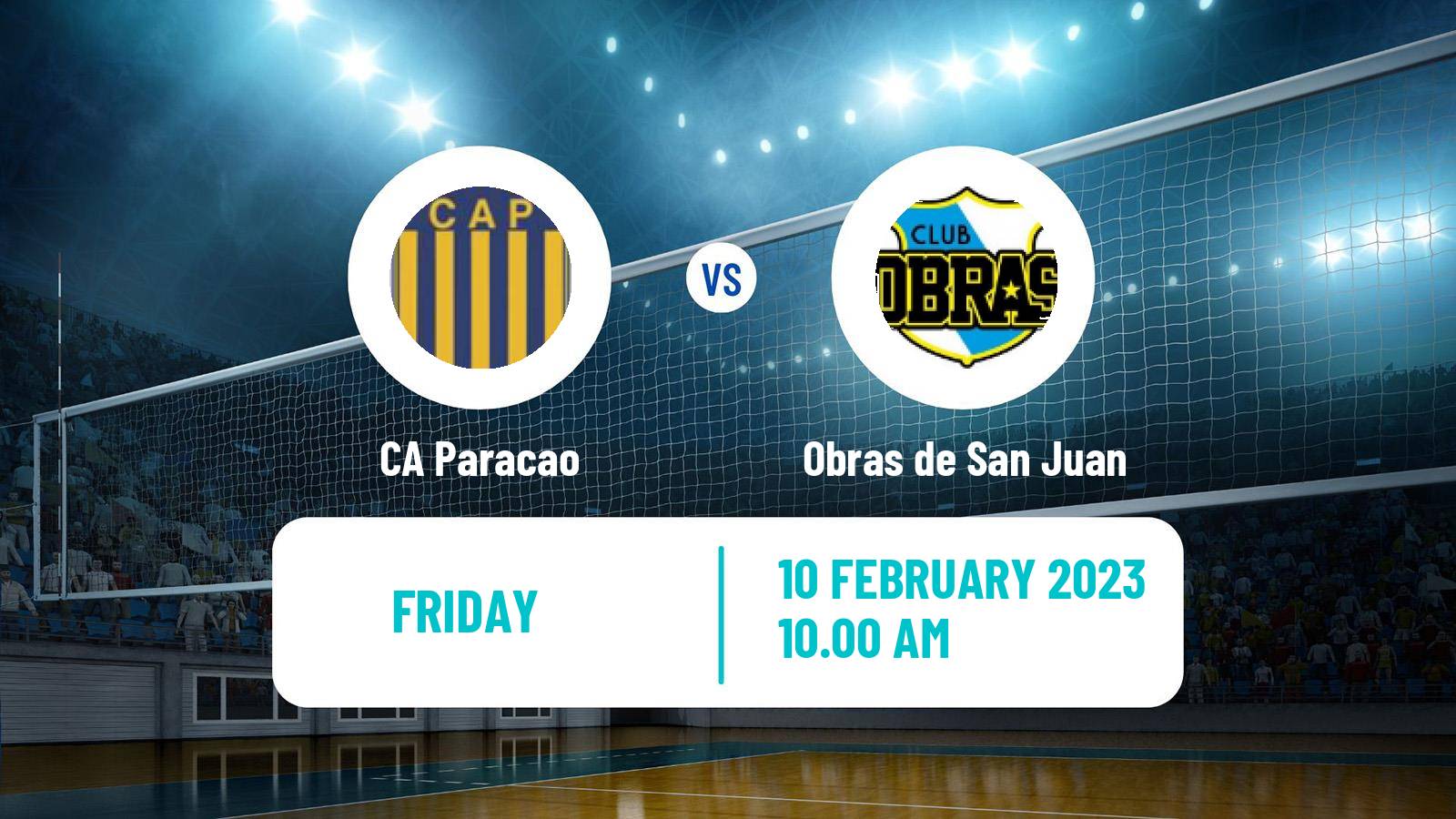 Volleyball Argentinian LVA Volleyball Paracao - Obras de San Juan