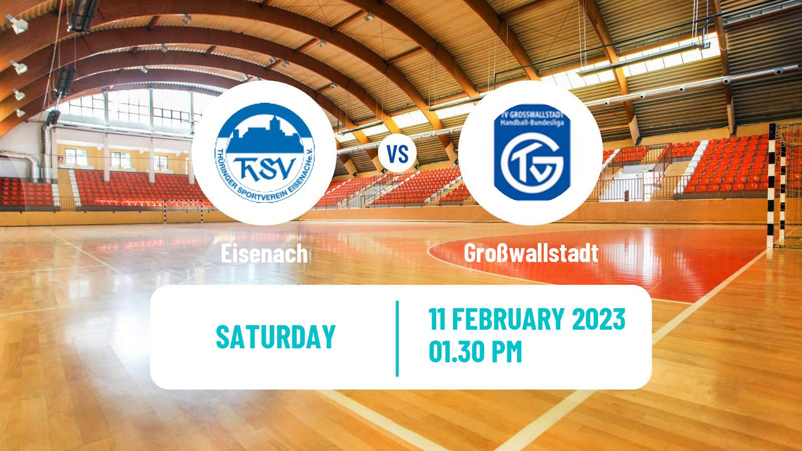 Handball German 2 Bundesliga Handball Eisenach - Großwallstadt