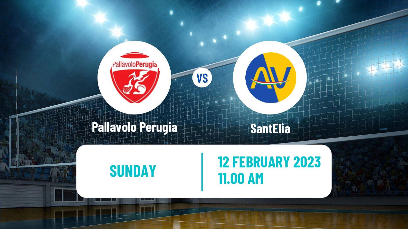 Volleyball Italian Serie A2 Volleyball Women Pallavolo Perugia - Sant'Elia