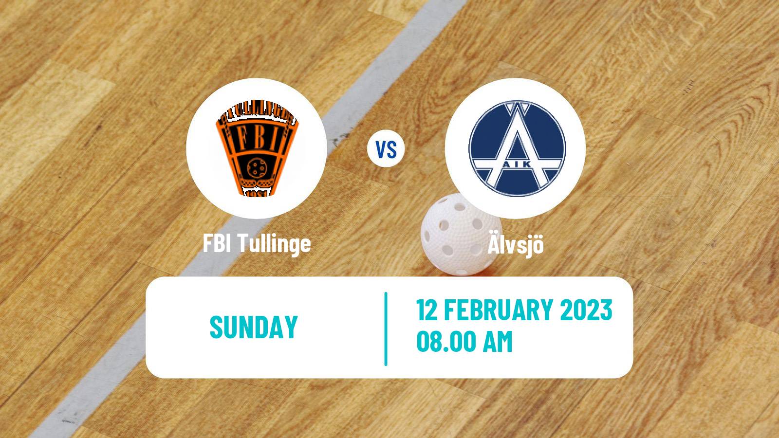 Floorball Swedish Allsvenskan Norra Floorball Tullinge - Älvsjö