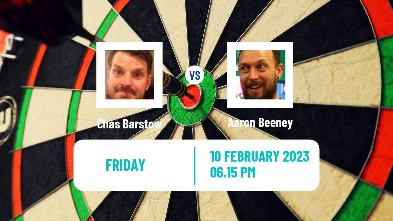 Darts Darts Chas Barstow - Aaron Beeney