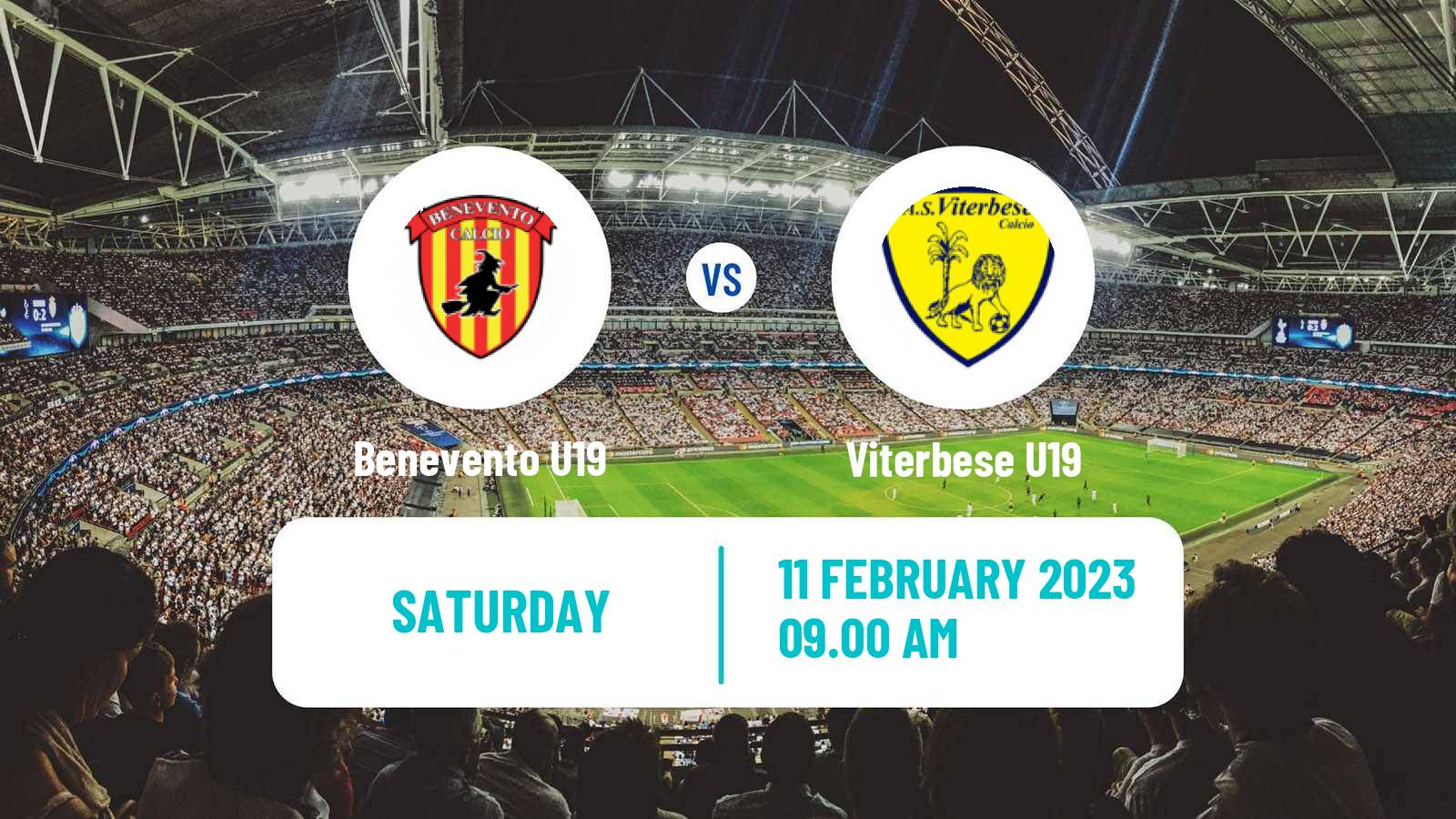 Soccer Italian Primavera 2 Benevento U19 - Viterbese U19