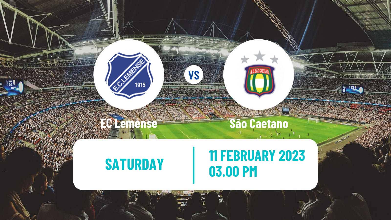 Soccer Brazilian Campeonato Paulista A2 Lemense - São Caetano