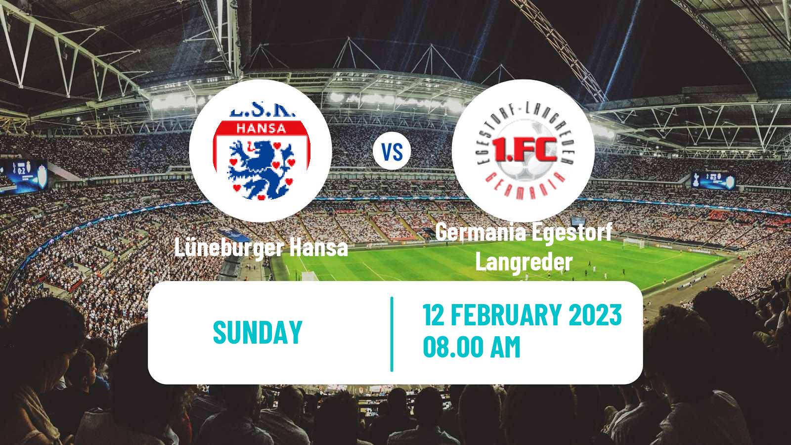 Soccer German Oberliga Niedersachsen Lüneburger Hansa - Germania Egestorf Langreder