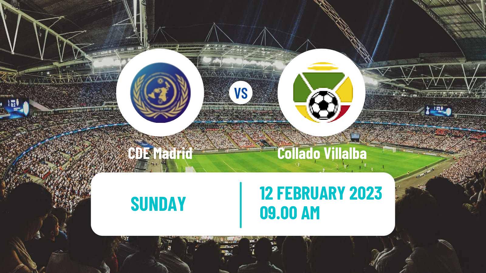 Soccer Spanish Tercera RFEF - Group 7 CDE Madrid - Collado Villalba
