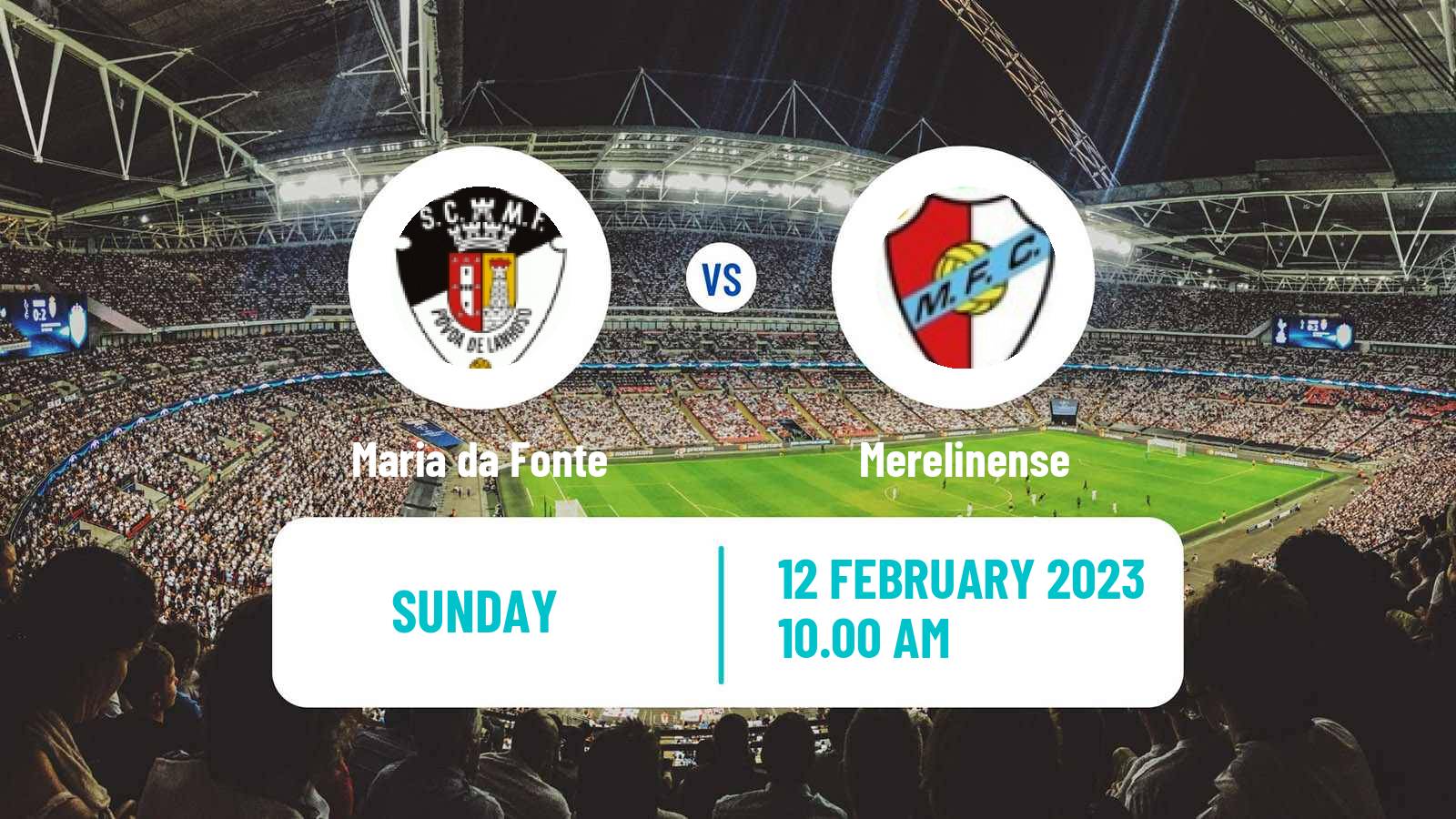 Soccer Campeonato de Portugal Maria da Fonte - Merelinense