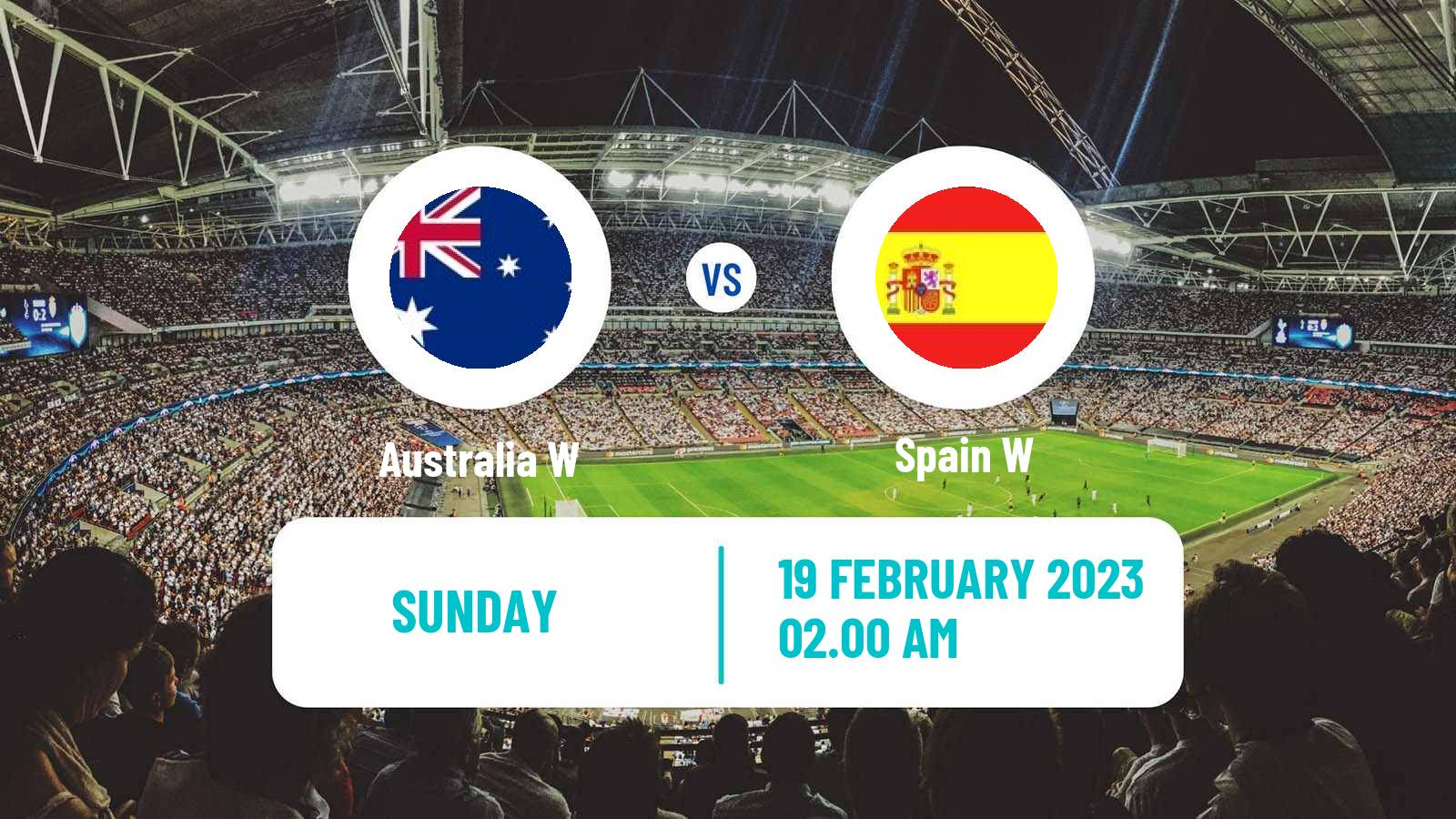 Soccer Friendly International Women Australia W - Spain W