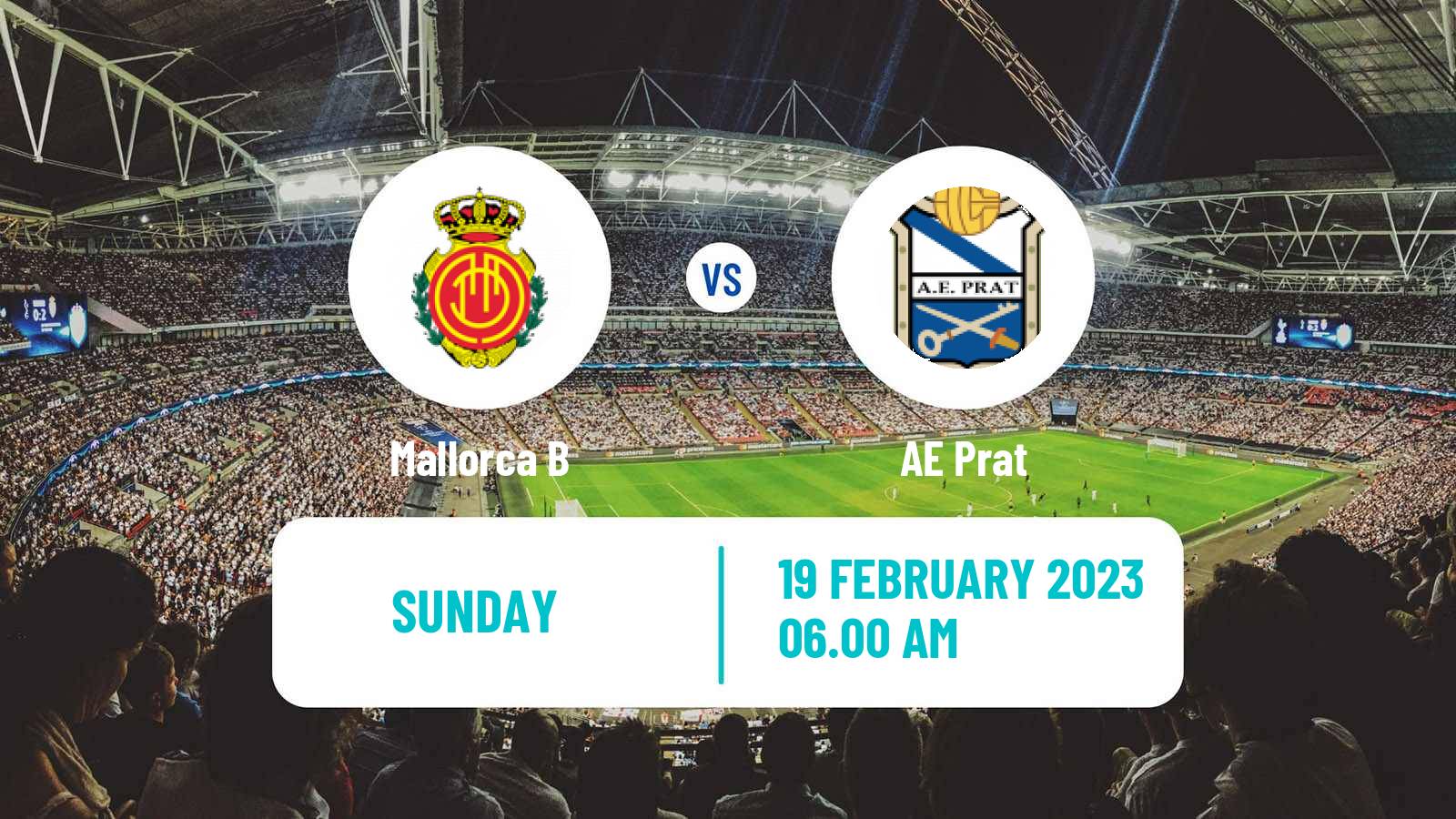 Soccer Spanish Segunda RFEF - Group 3 Mallorca B - Prat