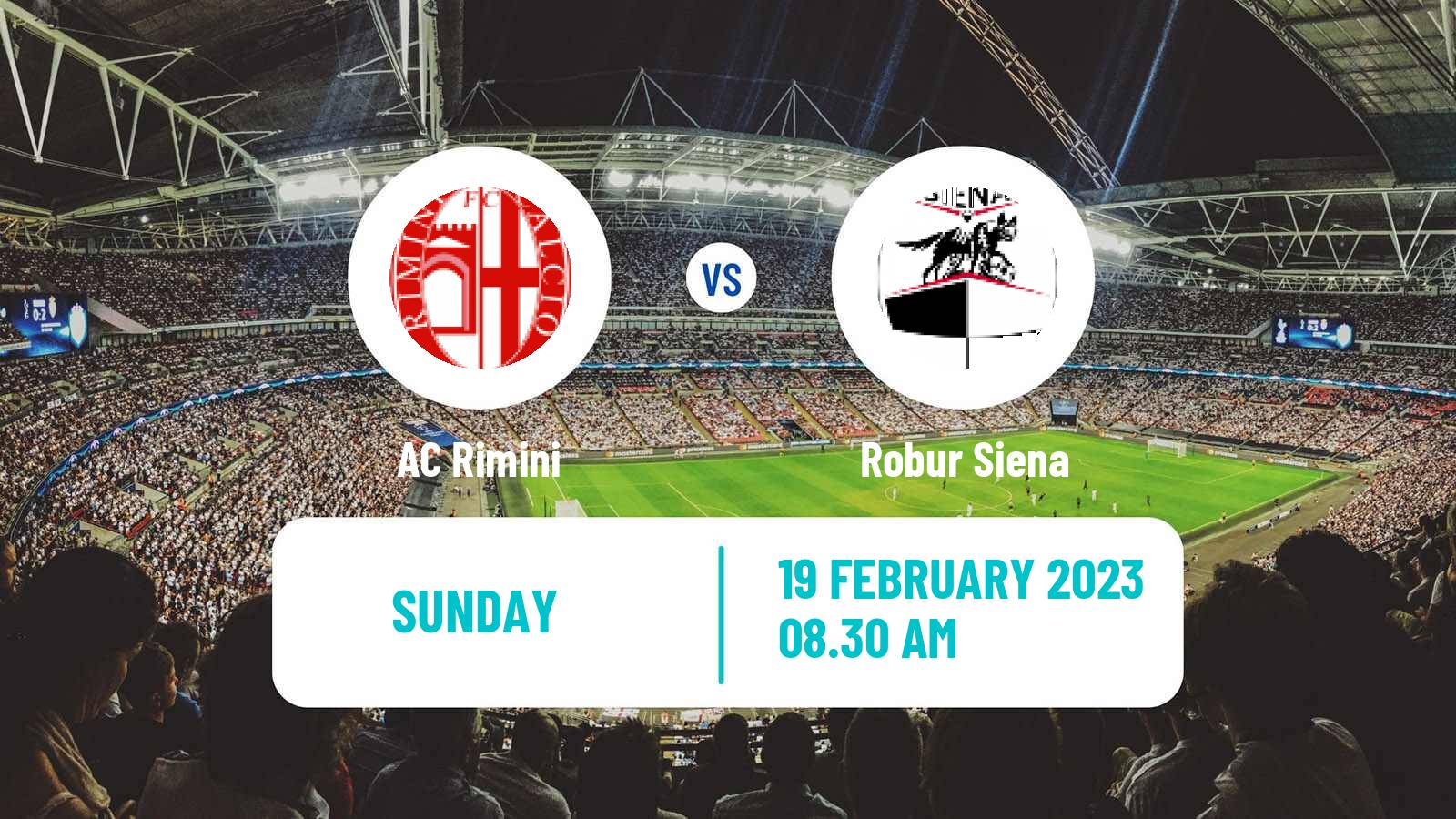 Soccer Italian Serie C Group B Rimini - Siena