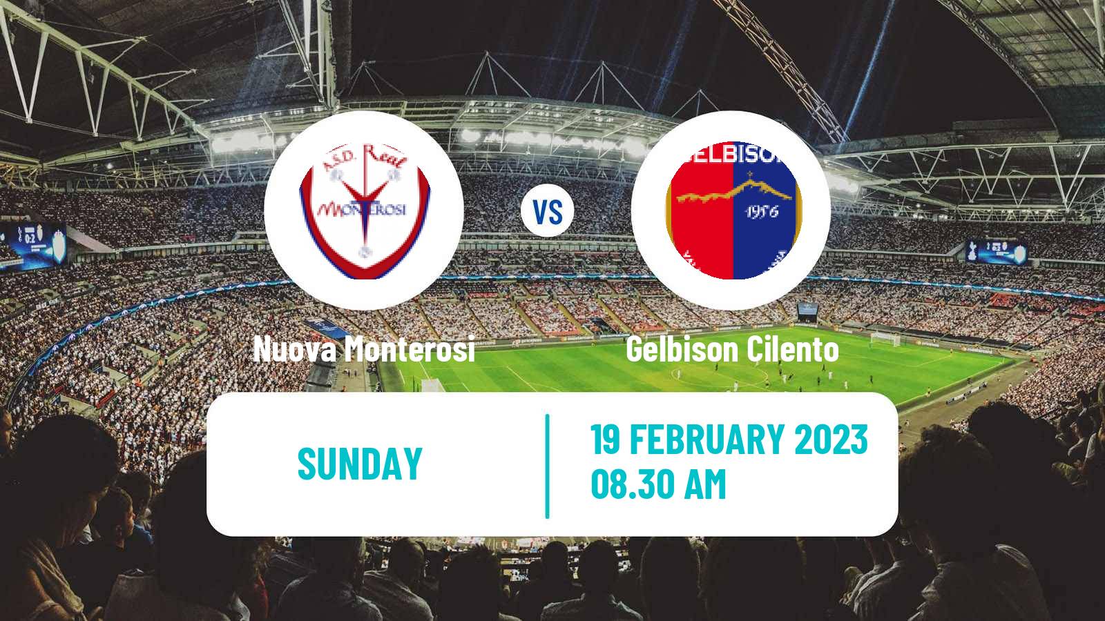 Soccer Italian Serie C Group C Nuova Monterosi - Gelbison Cilento
