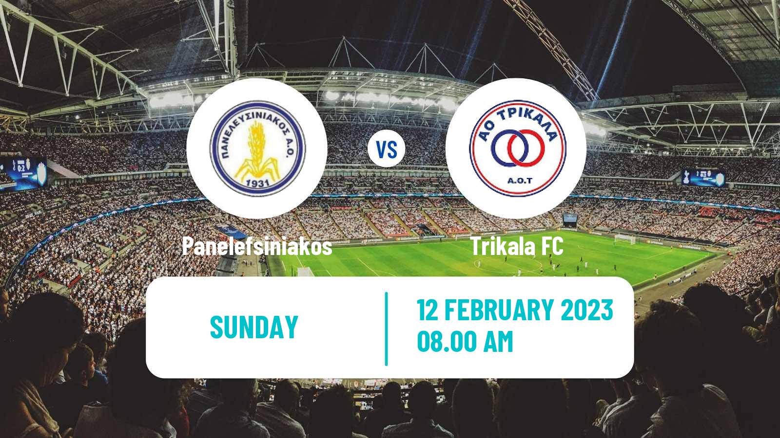 Soccer Greek Gamma Ethniki - Group 3 Panelefsiniakos - Trikala