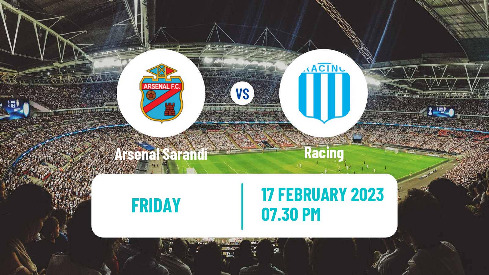 Soccer Argentinian Liga Profesional Arsenal Sarandí - Racing