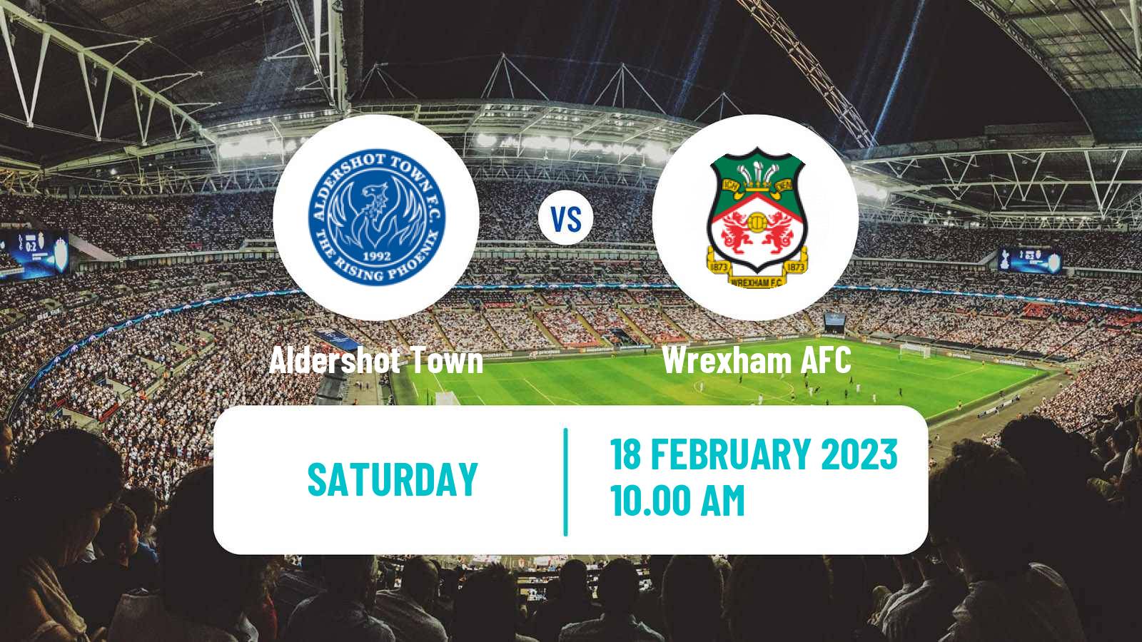 Soccer English National League Aldershot Town - Wrexham