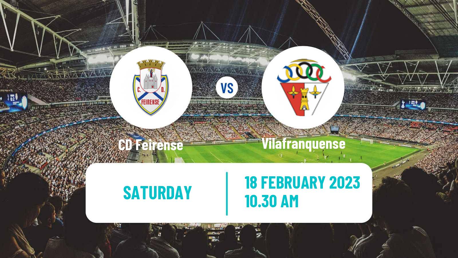 Soccer Portuguese Liga 2 Feirense - Vilafranquense