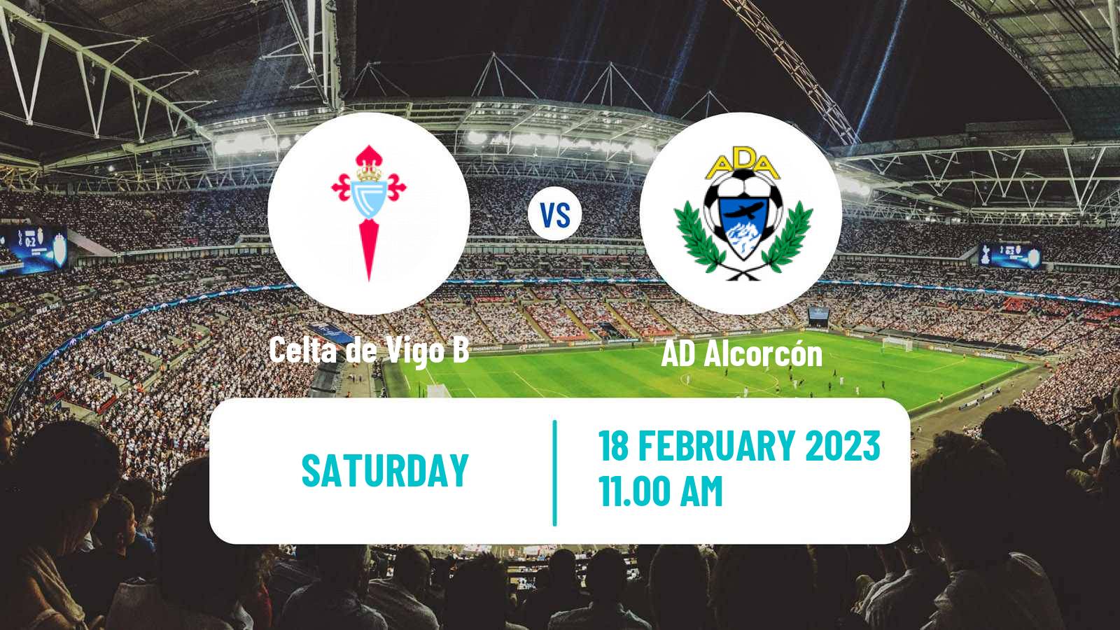 Soccer Spanish Primera RFEF Group 1 Celta de Vigo B - Alcorcón