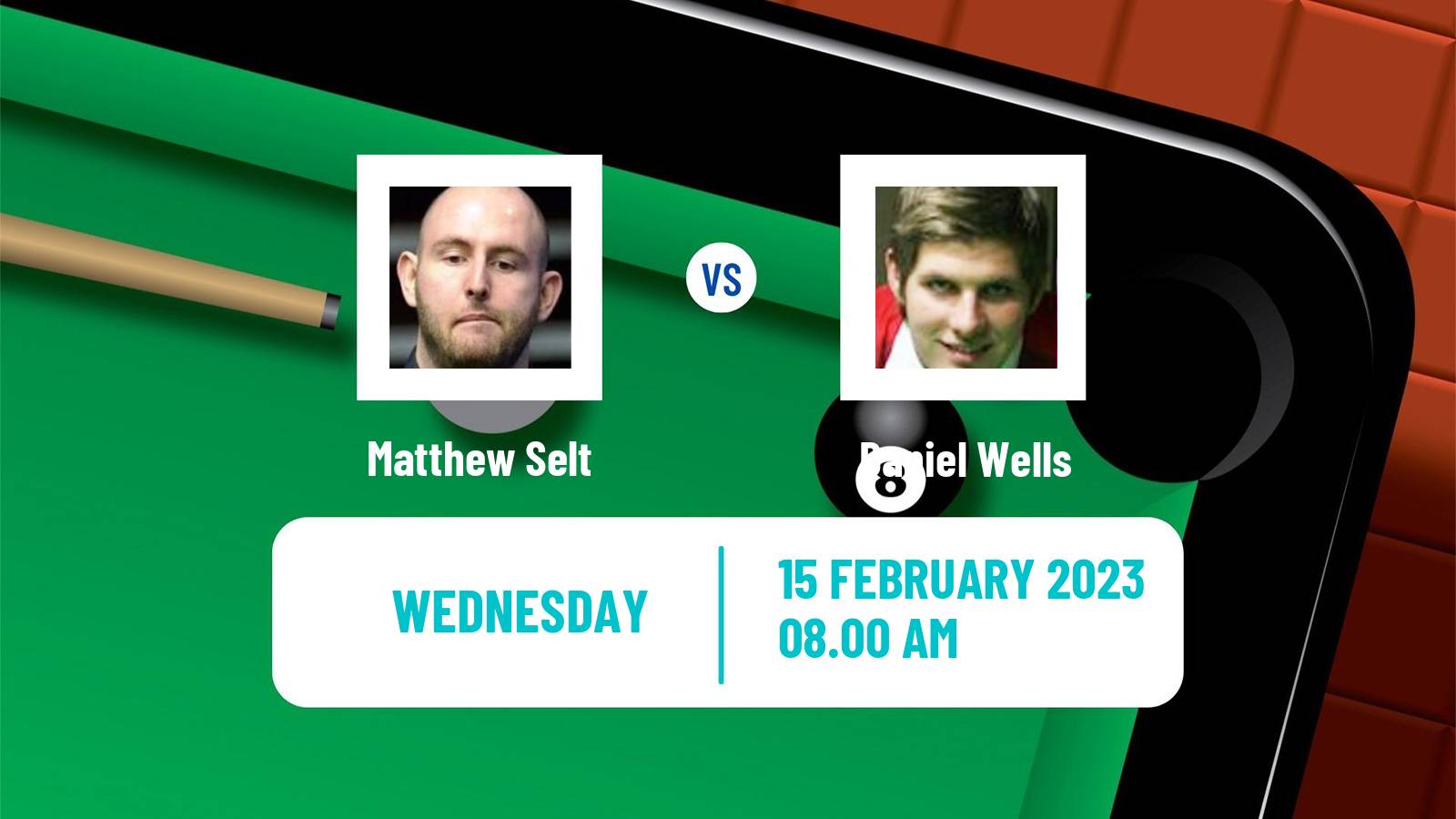 Snooker Snooker Matthew Selt - Daniel Wells