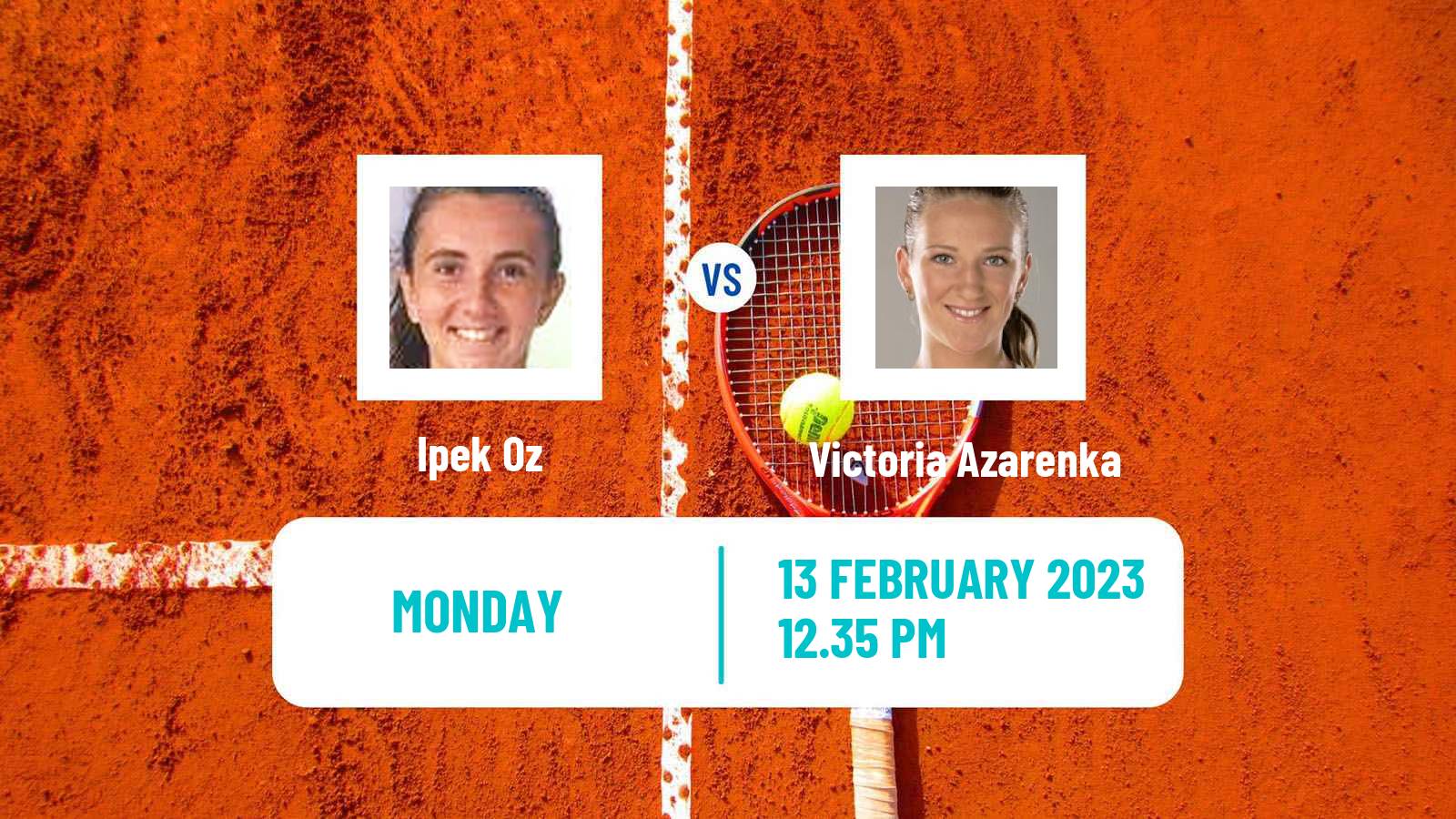 Tennis WTA Doha Ipek Oz - Victoria Azarenka