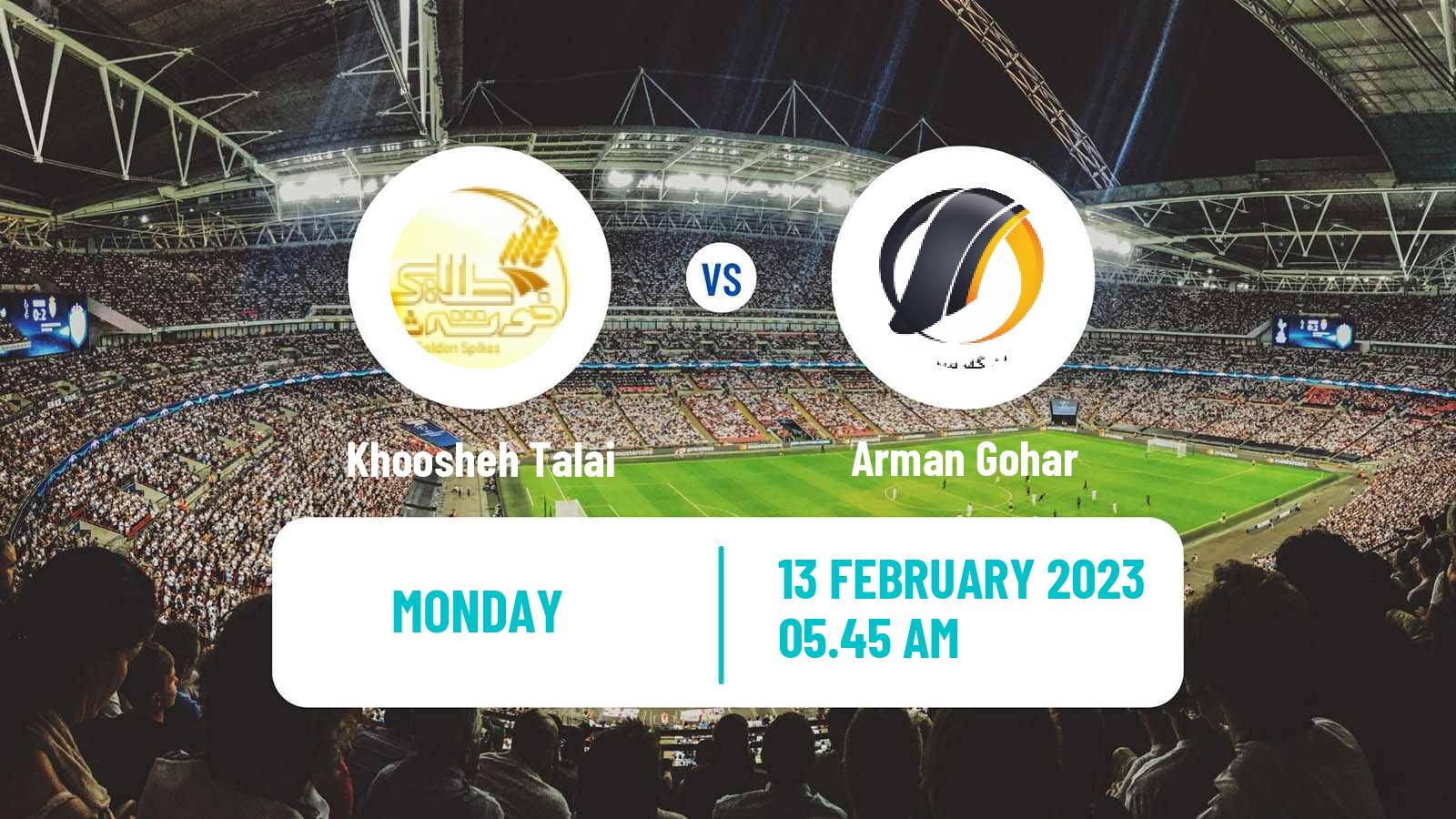 Soccer Iran Division 1 Khoosheh Talai - Arman Gohar