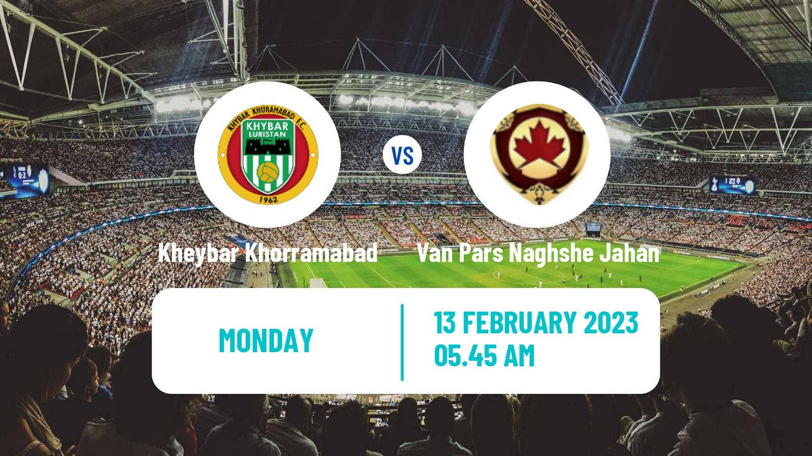 Soccer Iran Division 1 Kheybar Khorramabad - Van Pars Naghshe Jahan
