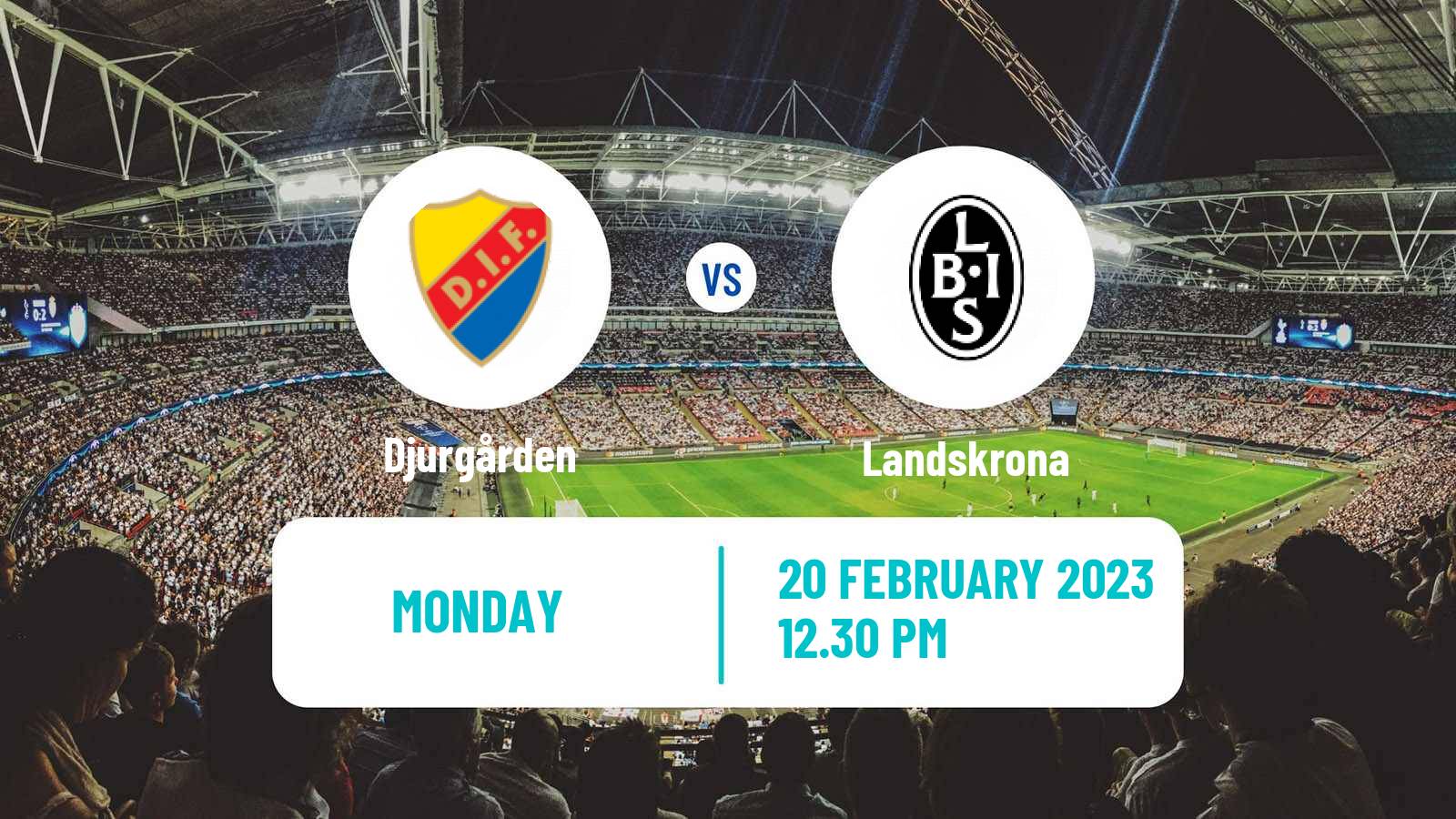 Soccer Svenska Cupen Djurgården - Landskrona