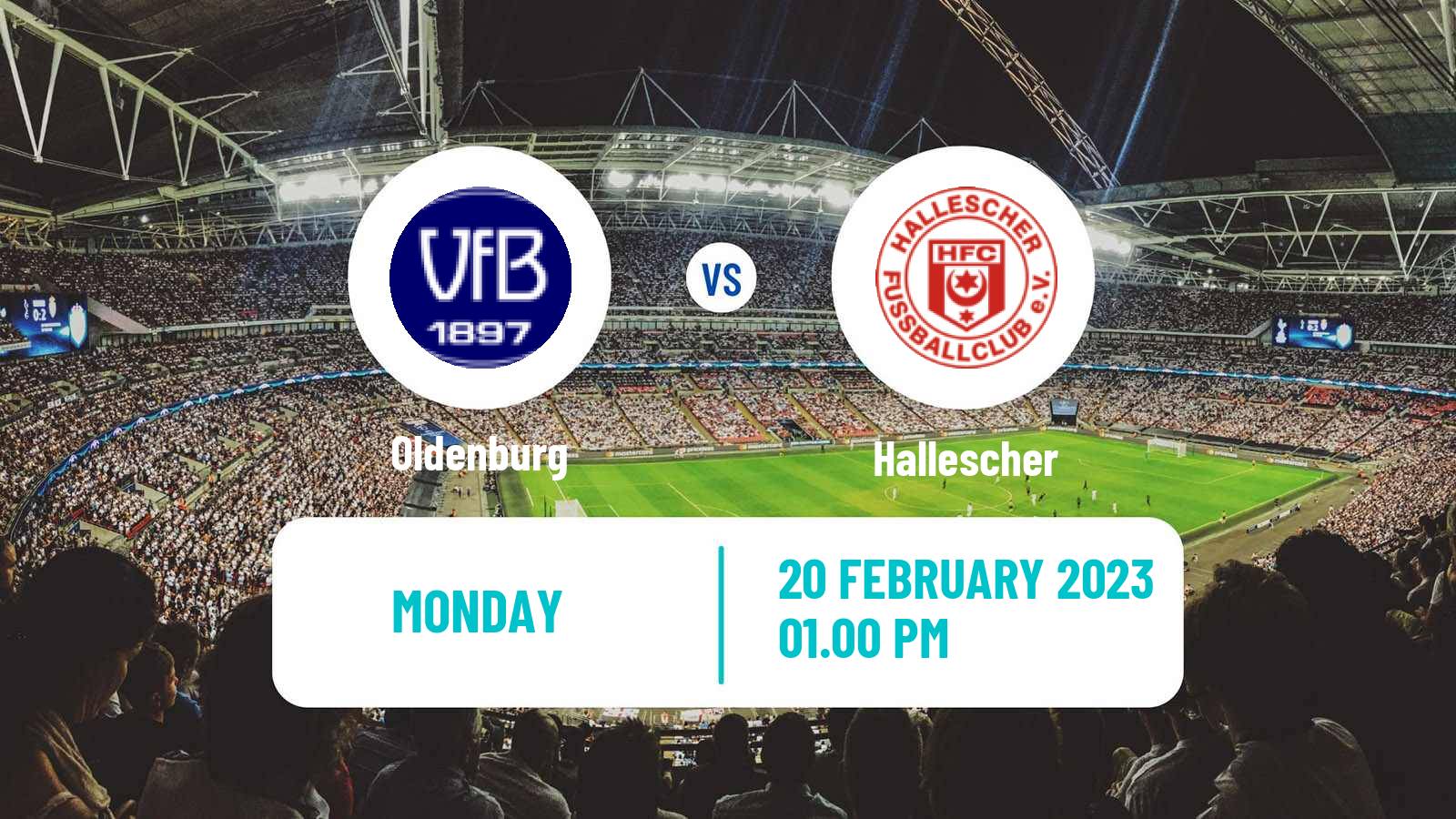 Soccer German 3 Bundesliga Oldenburg - Hallescher