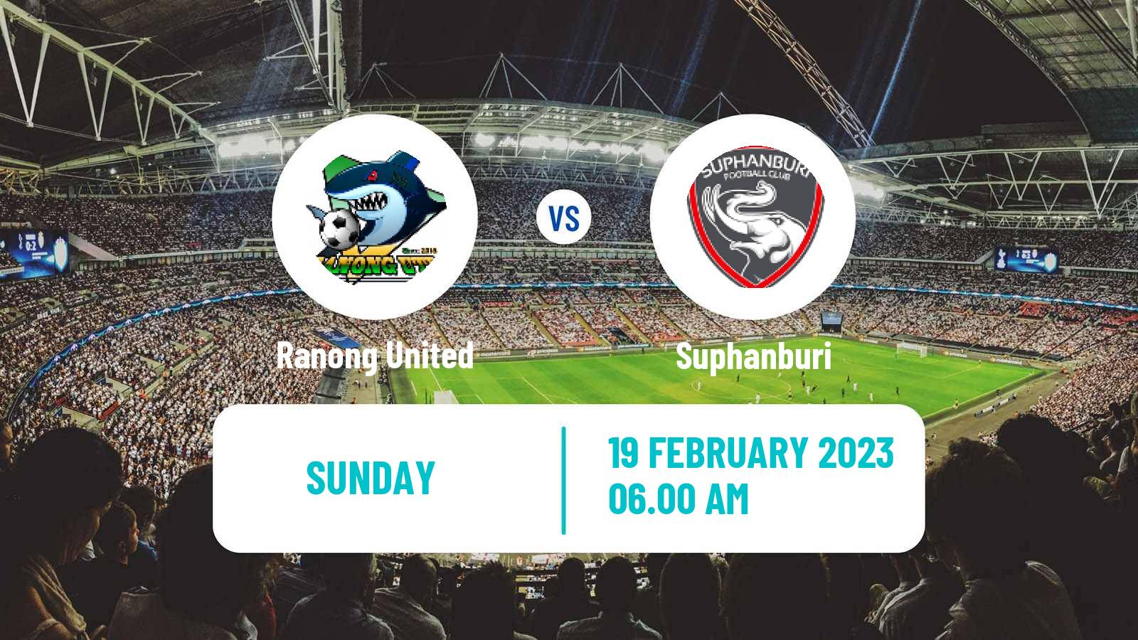 Soccer Thai League 2 Ranong United - Suphanburi