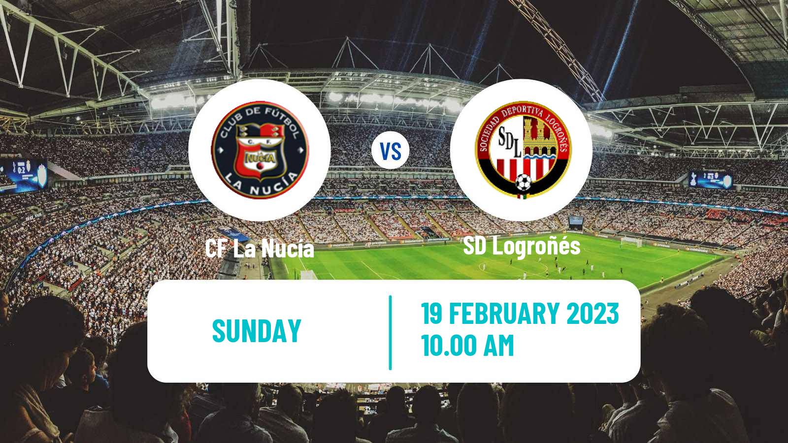 Football Spanish Primera RFEF Group 2 La Nucía - SD Logroñés