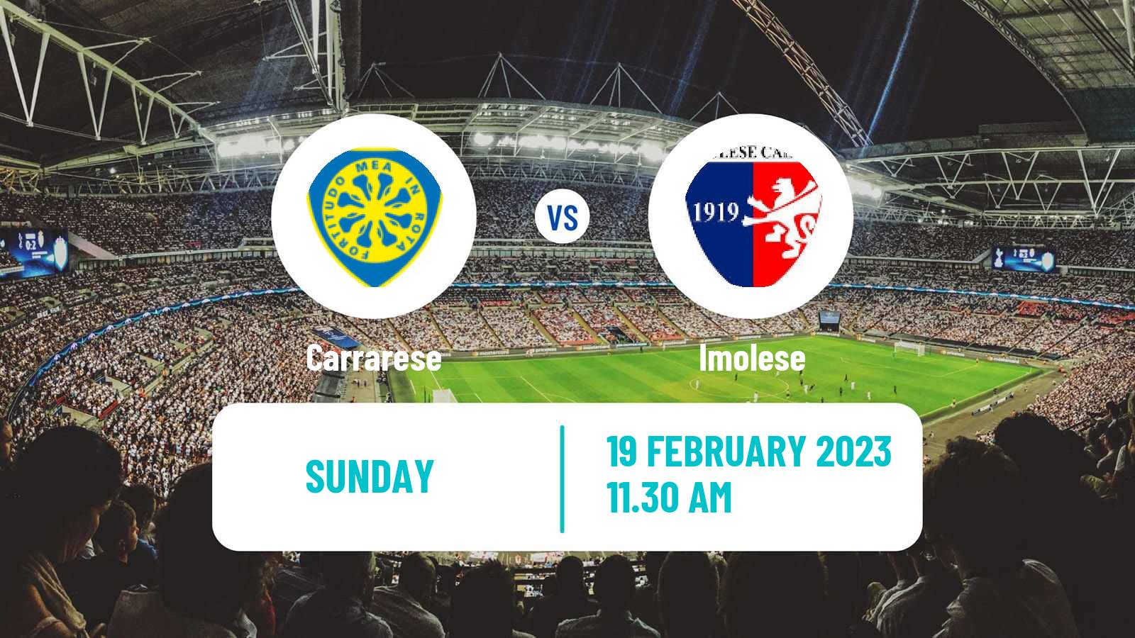 Soccer Italian Serie C Group B Carrarese - Imolese