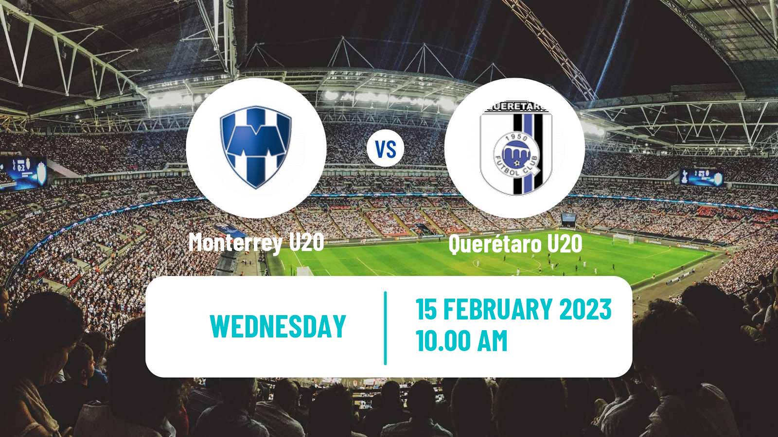 Football Mexican Liga MX U20 Monterrey U20 - Querétaro U20