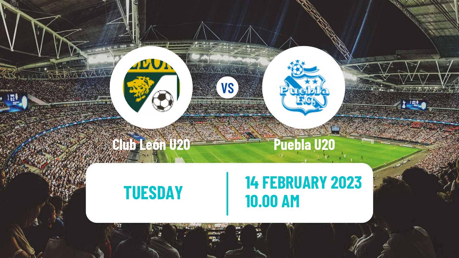 Football Mexican Liga MX U20 Club León U20 - Puebla U20