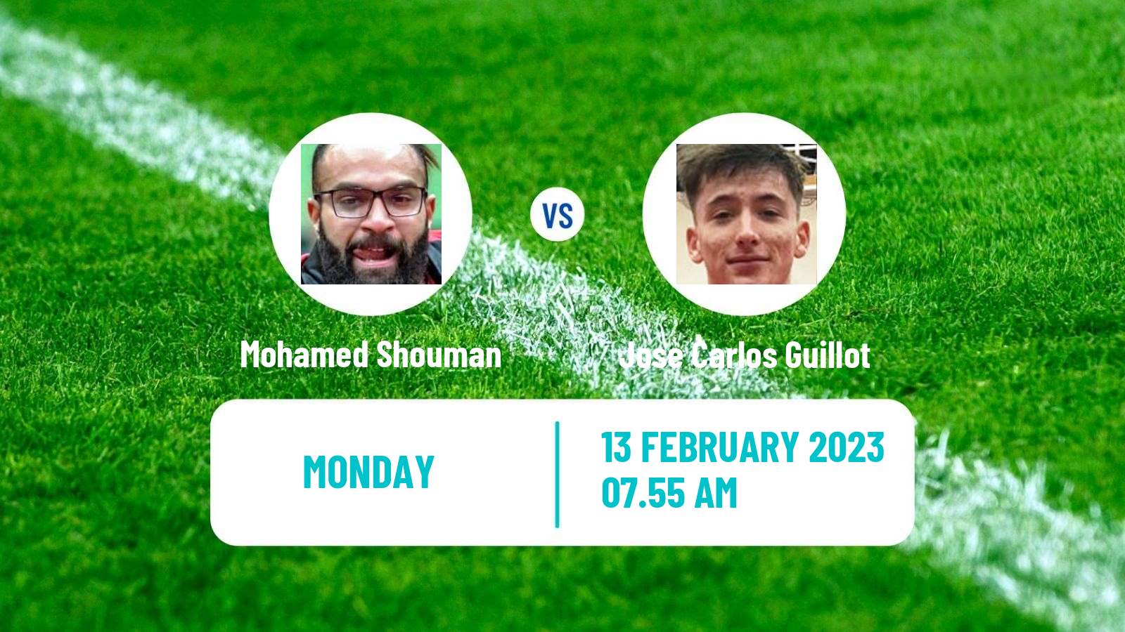 Table tennis Table Tennis Mohamed Shouman - Jose Carlos Guillot