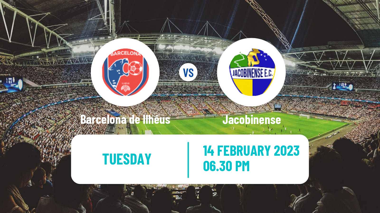 Soccer Brazilian Campeonato Baiano Barcelona de Ilhéus - Jacobinense