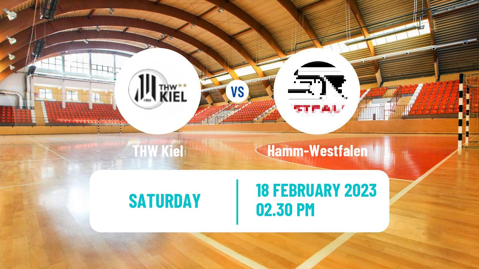 Handball German Bundesliga Handball THW Kiel - Hamm-Westfalen