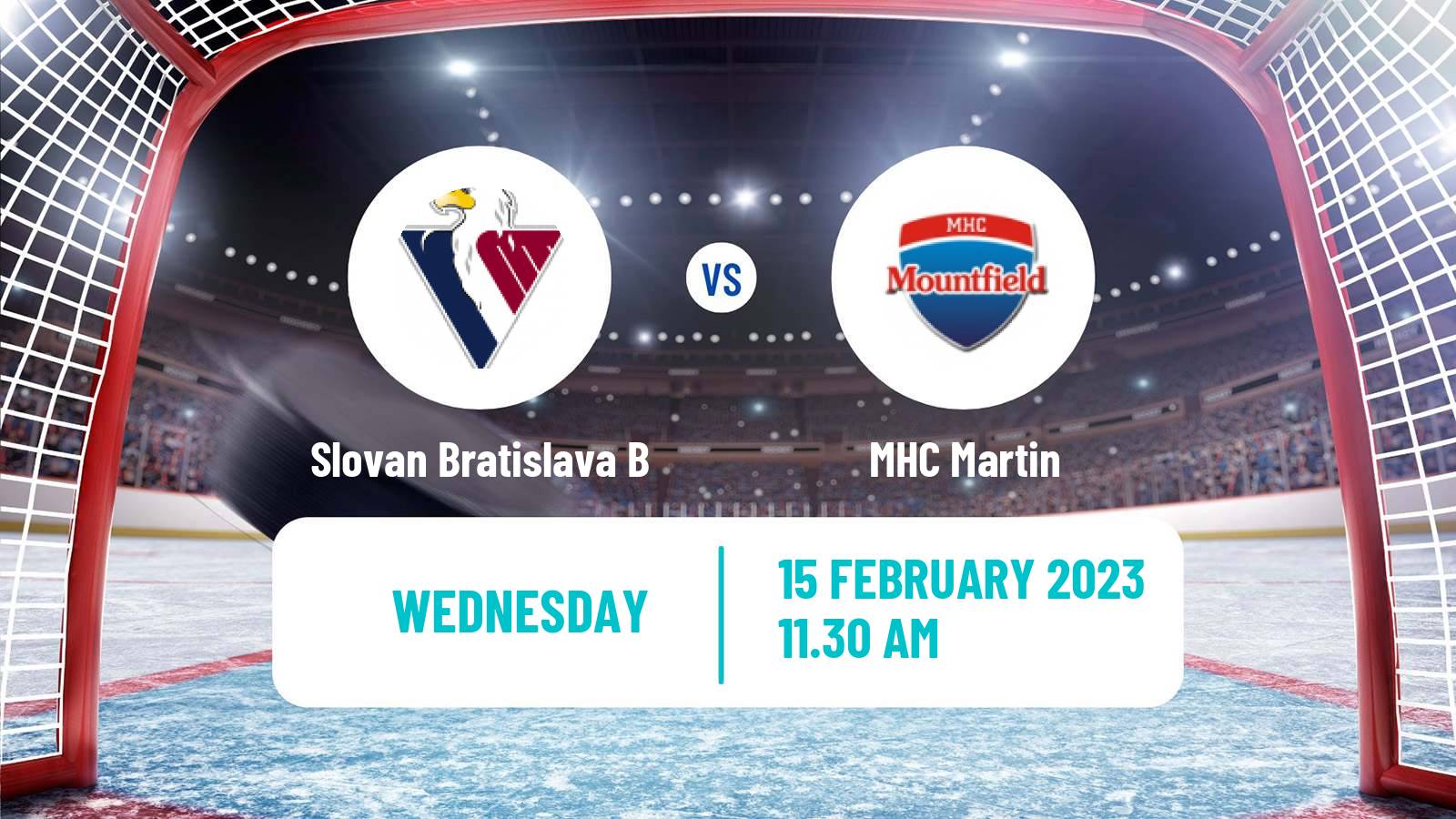 Hockey Slovak 1 Liga Hockey Slovan Bratislava B - Martin