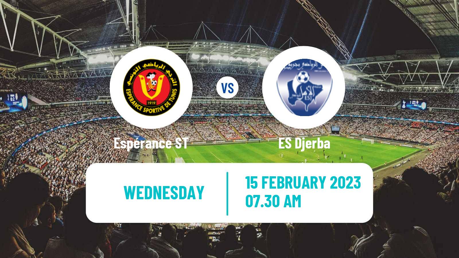 Soccer Tunisian Cup Espérance ST - ES Djerba