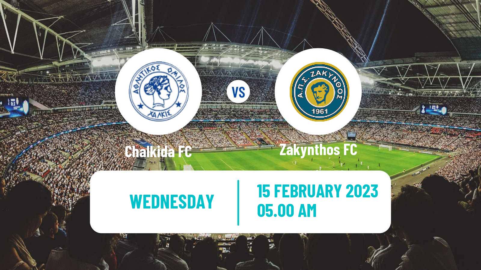 Soccer Greek Gamma Ethniki - Group 3 Chalkida - Zakynthos