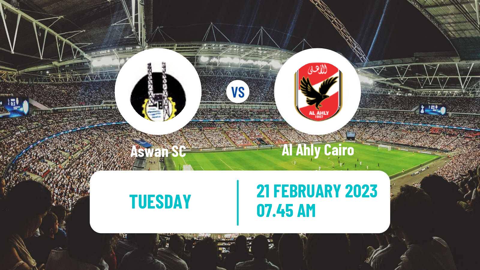 Soccer Egyptian Premier League Aswan - Al Ahly Cairo