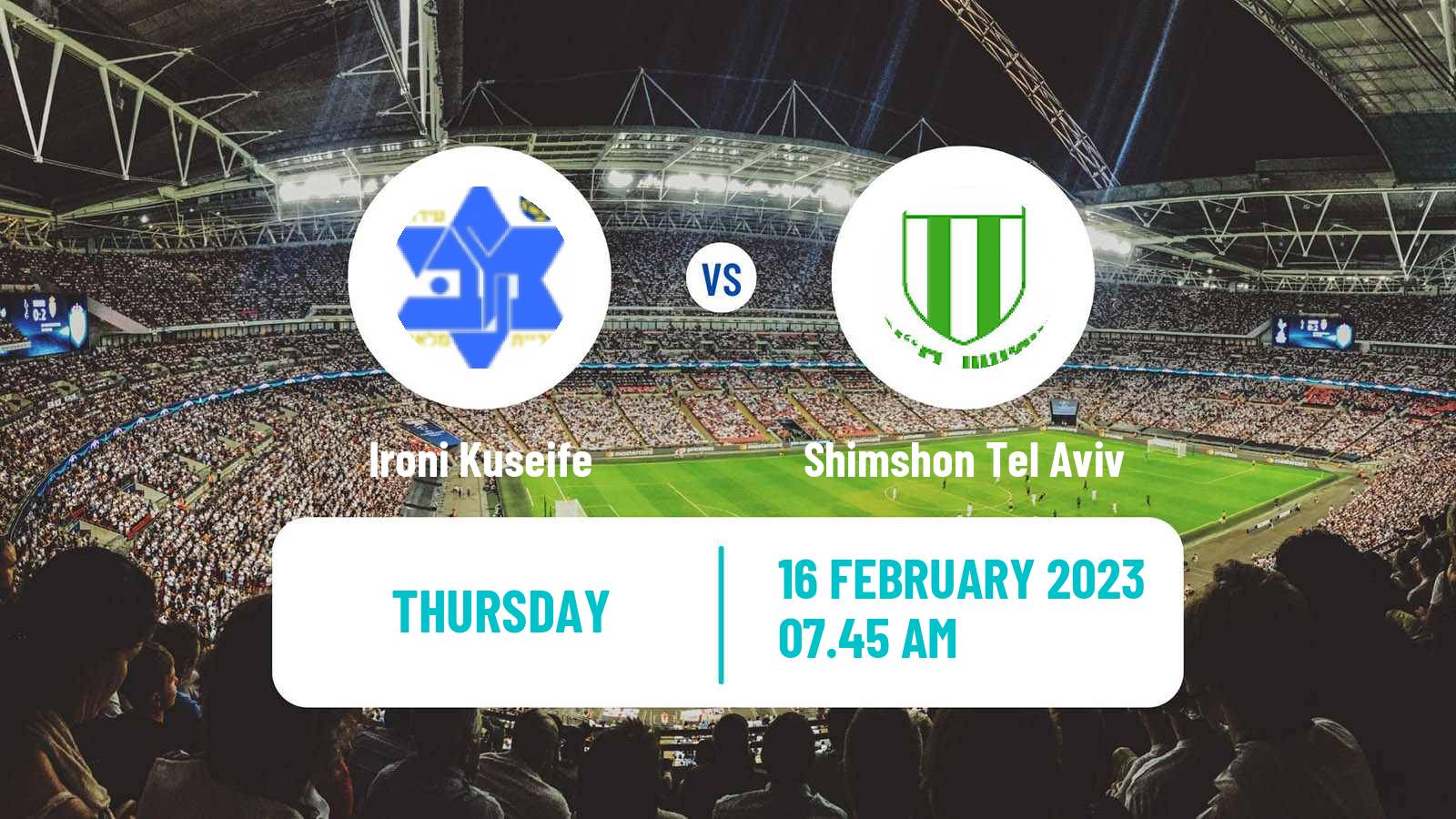Football Israeli Liga Alef South Ironi Kuseife - Shimshon Tel Aviv