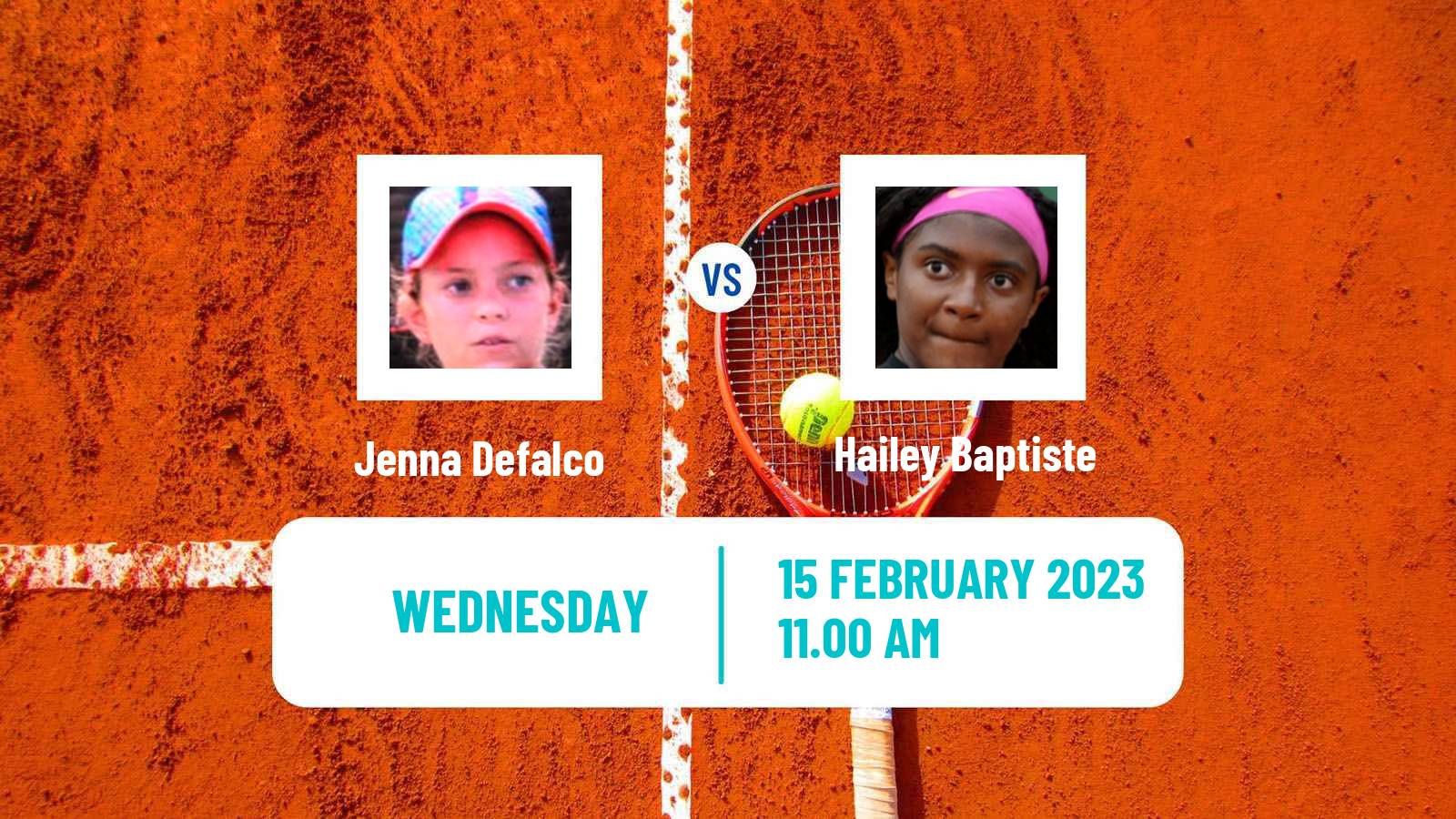 Tennis ITF Tournaments Jenna Defalco - Hailey Baptiste