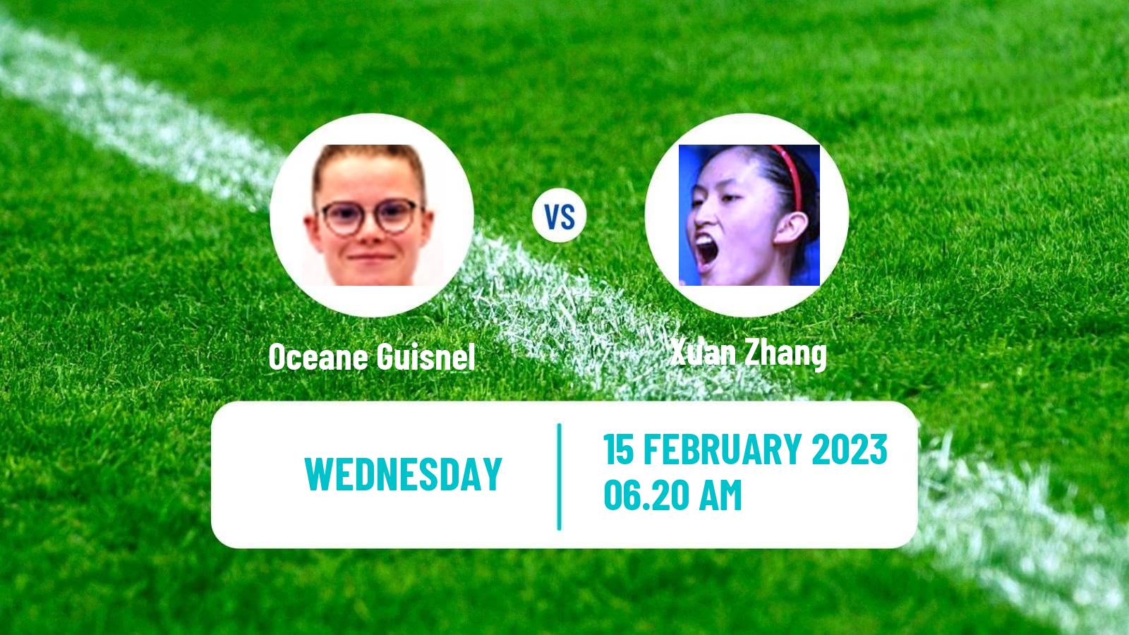 Table tennis Table Tennis Oceane Guisnel - Xuan Zhang