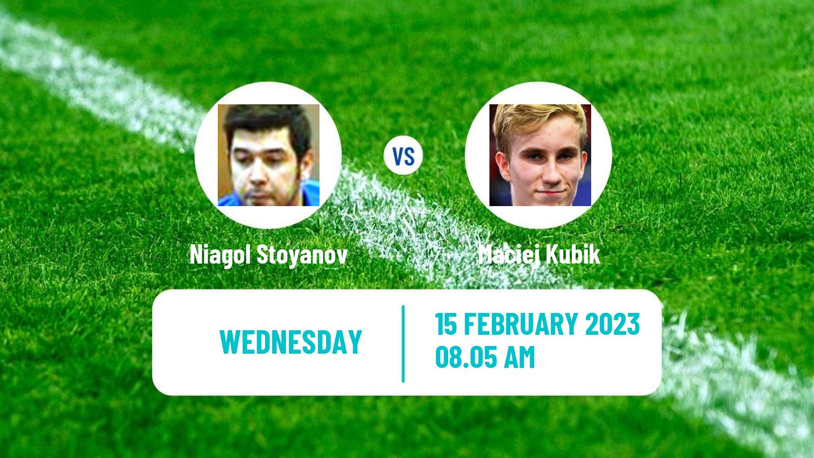 Table tennis Table Tennis Niagol Stoyanov - Maciej Kubik