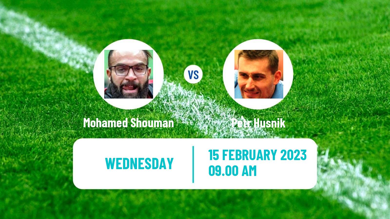 Table tennis Table Tennis Mohamed Shouman - Petr Husnik