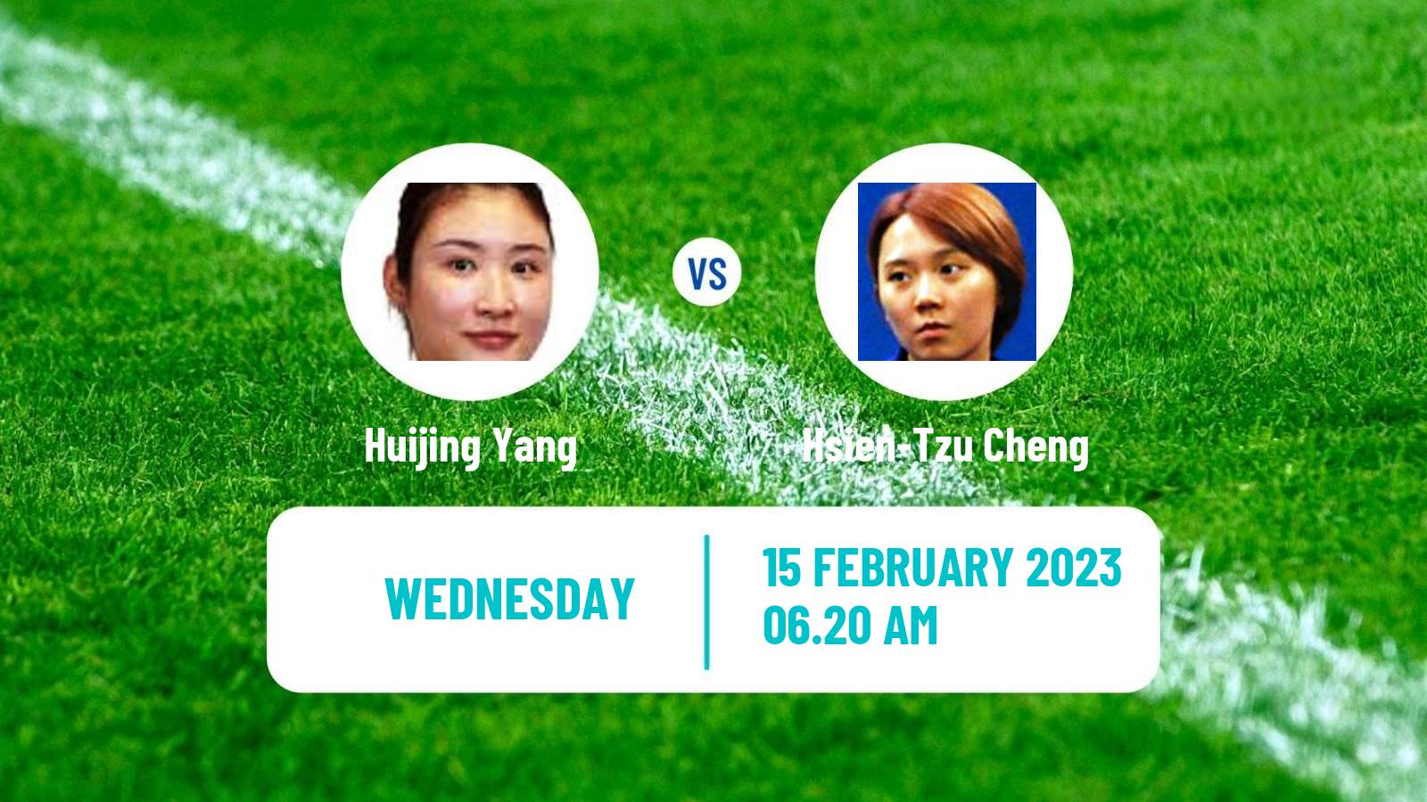 Table tennis Table Tennis Huijing Yang - Hsien-Tzu Cheng