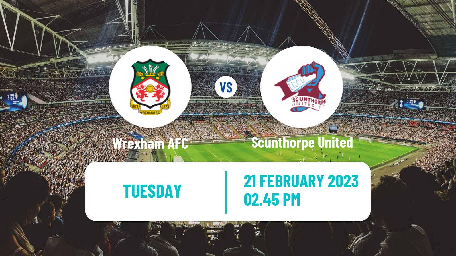 Soccer English National League Wrexham - Scunthorpe United